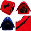 Kennel Cute Bone Flocking Cloth Pet Bed